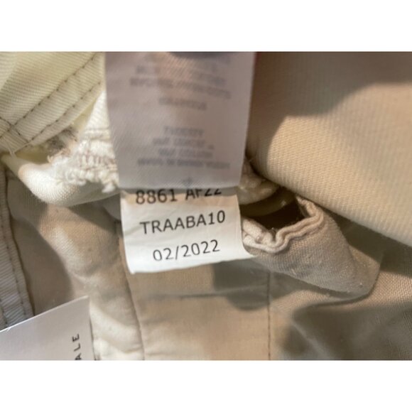 Aeropostale Womens Size 4 Cream Low RIse Utility Non Stretch Pants Aero - Picture 12 of 12